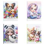 Блокнот Bourgeois клеточка 143х200мм 64 листа