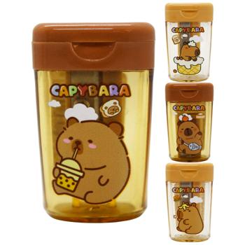 Точилка Капибара с контейнером в ассортименте