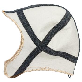 Шапка для сауны SaunaPro Рыцарь белая А-096 - купить, цены на Таврия В - фото 1