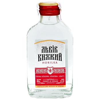 Lviv Kniazhyi Craft Vodka 40% 100ml - buy, prices for Chudo Market - photo 1