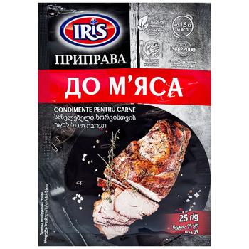Приправа Iris до м`яса 25г - купити, ціни на Чудо Маркет - фото 1