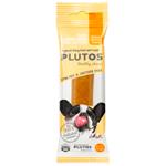 Ласощі для собак кісточка сирна Plutos, розмір XL - арахісове масло