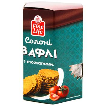 Вафли Fine Life соленые с томатом 85г - купить, цены на Чудо Маркет - фото 3