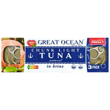 Тунець Tropic Life цілий у власному соку 3шт*80г - купити, ціни на Чудо Маркет - фото 2