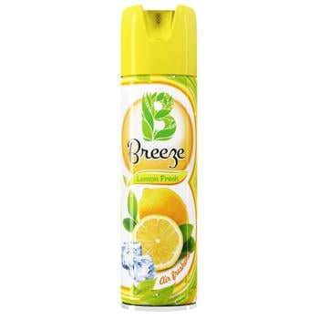 Breeze Lemon Freshness Aerosol Air Freshener 300ml - buy, prices for Auchan - photo 1