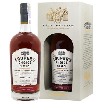 Виски The Cooper's Choice Aberfeldy 2015 Port Wood Finish 54,5% 0,7л - купить, цены на WINETIME - фото 1