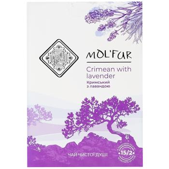 Чай Мольфар Кримський 15х2г з лавандою зелений Органік к/у - купить, цены на Cупермаркет "Харьков" - фото 2