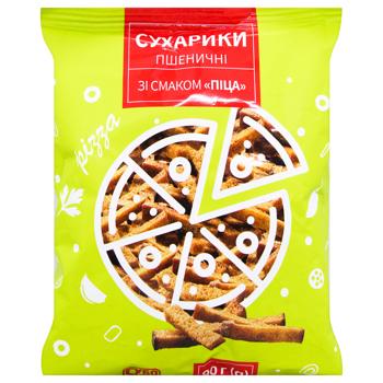 Сухарики Субота пшеничные со вкусом пиццы 90г