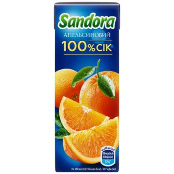 Сок Sandora апельсиновый неосветленный 100% 200мл - купить, цены на КОСМОС - фото 2