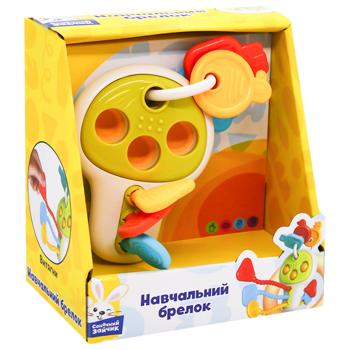 Игрушка погремушка-прорезыватель Солнечный зайчик - купить, цены на ULTRAMARKET - фото 2