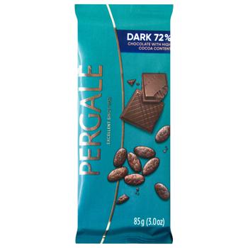 Шоколад чорний Pergale 72% 85г - купити, ціни на КОСМОС - фото 1