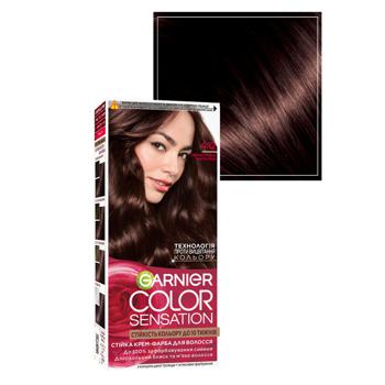 Garnier Color Sensation Cream-color 4.12 Pearl Chestnut - buy, prices for - photo 2