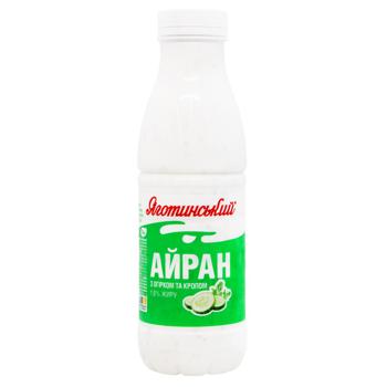 Айран Яготинський з огірком та кропом 1,8% 450г - купити, ціни на NOVUS - фото 1