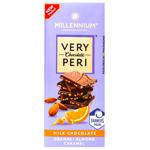 Millennium Very Peri Milk Chocolate with Caramel Almonds and Orange Peel 85g