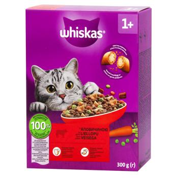 Whiskas Dry Food with Beef for Cats 300g - buy, prices for COSMOS - photo 1