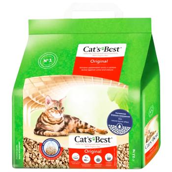 Cat's Best Original Wooden Cat Litter 2.1kg - buy, prices for Auchan - photo 2