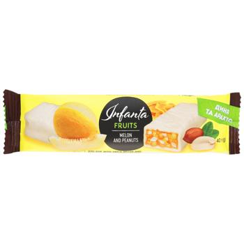 Vale Infanta Fruits Glazed Bar with Melon and Peanuts 40g - buy, prices for Epicentr FOOD - photo 1