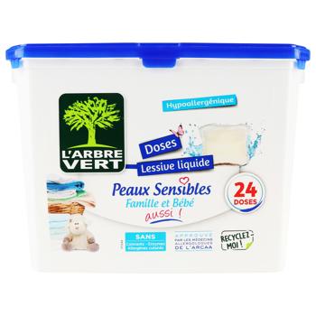 capsules for washing l'arbre vert 24pcs France