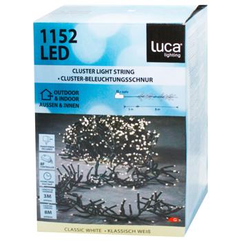 Гірлянда Luca Lighting Кластер світлодіодна 1152 LED 8м біле світло - купити, ціни на WINETIME - фото 1