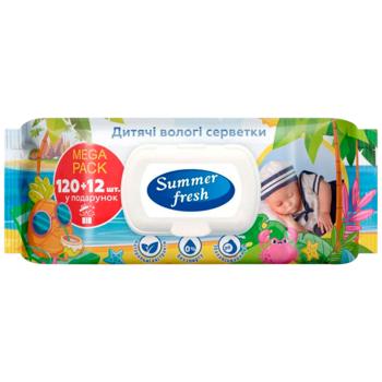 Summer Fresh Chamomile Baby Wet Wipes 120pcs