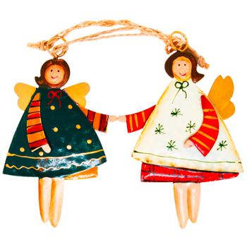 Декоративна прикраса в асортименті 10х7см Метал LEFARD 1 шт - купити, ціни на WINETIME - фото 1