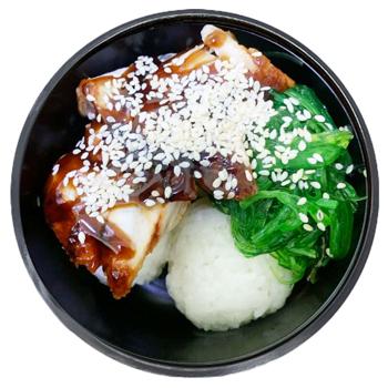 Боул з вугрем та хіяші вакаме 210г - купити, ціни на Чудо Маркет - фото 1