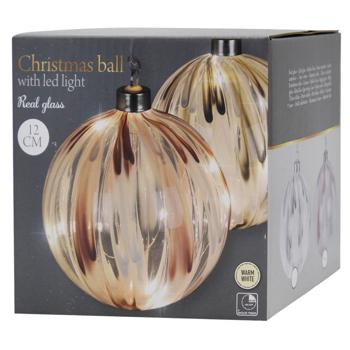 Koopman Christmas Ball with Backlight 12cm - buy, prices for NOVUS - photo 1