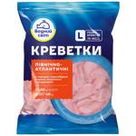 Креветки Водний Світ L 70/90 варено-морожені 800г