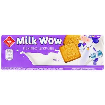 Печиво Milk Wow цукрове 200г - купити, ціни на Auchan - фото 2