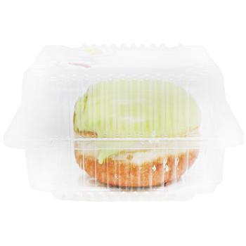 Auchan Lime Glazed Donut with Banana Filling 80g - buy, prices for Auchan - photo 2