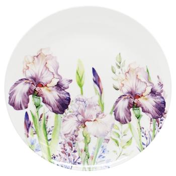 Alba Ceramic Irises Plate 26cm - buy, prices for Za Raz - photo 1