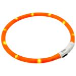 Нашийник для собак Ferplast Night Over з LED-світлом 55 - помаранчевий