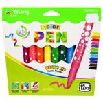 Набір фломастерів Yalong Jumbo 12 кольорів