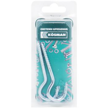 Kosman Ceiling Screw-hook 6*80mm 2pcs - buy, prices for - photo 1