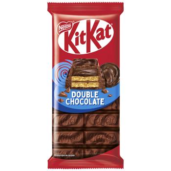 NESTLÉ® KITKAT® Double Chocolate Milk and Dark Chocolate 99g - buy, prices for Ideal - photo 1