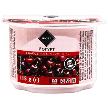Йогурт Rioba вишня 1,5% 115г - купить, цены на - фото 3