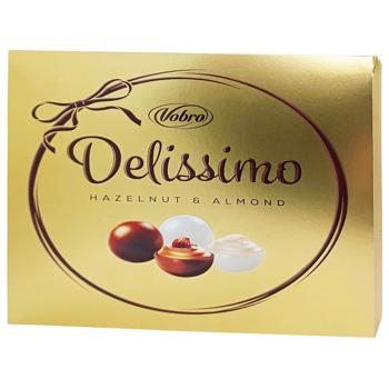 Праліне Vobro 195 г Delissimo горіх та мигдаль (Польща) - купить, цены на КОСМОС - фото 2