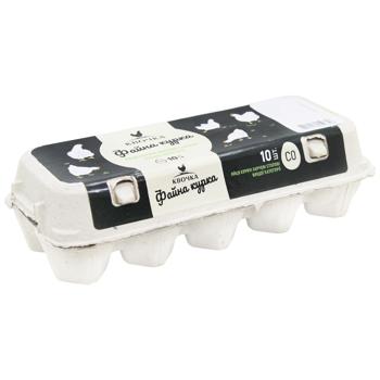 Яйца куриные Квочка Файна С0 10шт - купить, цены на КОСМОС - фото 3