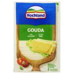 Сыр Hochland Гауда нарезанный 48% 135г