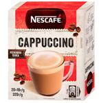 Напиток кофейный NESCAFÉ® Cappuccino растворимый в стиках 20шт х 16г