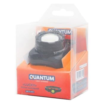 Ліхтар Quantum налобний QM-FL4010 Lucky LED COB + Micro USB - купити, ціни на ULTRAMARKET - фото 1