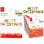 Растяжка Merry Christmas надувные буквы 35см