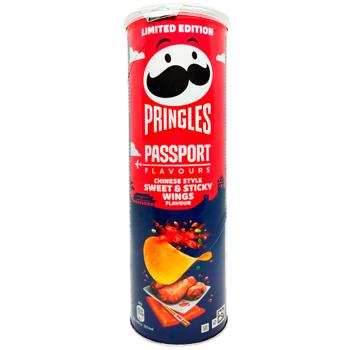 Чипсы Pringles Chinese Style Сладкие куриные крылышки 165г