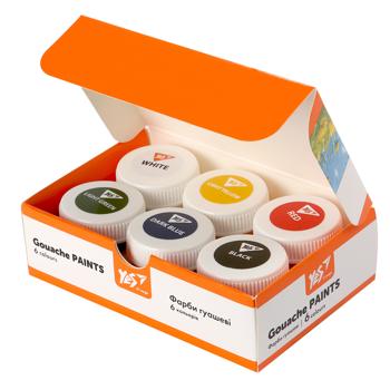 Yes Orange Line Gouache Paints 20ml*6 colors - buy, prices for - photo 2