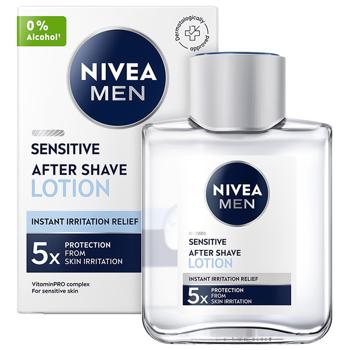 Nivea Men Aftershave Lotion for Sensitive Skin 100ml - buy, prices for Chudo Market - photo 1