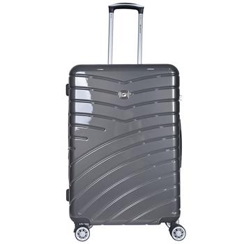 Airport Wavy Pop 8 Wheels Gray Suitcase 75cm