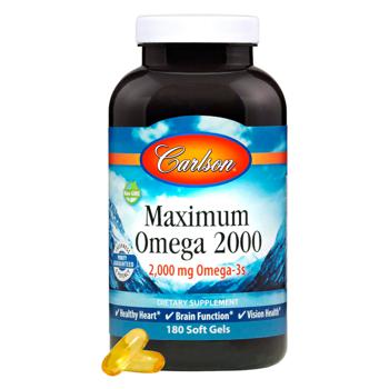 Omega-3 fish oil Carlson 180pcs Usa - buy, prices for Biotus - photo 1