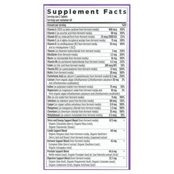 Ежедневные витамины для мужчин, Every Man Multivitamin, New Chapter, 120 таблеток - купити, ціни на Біотус - фото 3