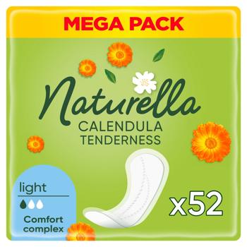 Прокладки ежедневные Naturella Calendula Tenderness Light 52шт - купить, цены на МегаМаркет - фото 2