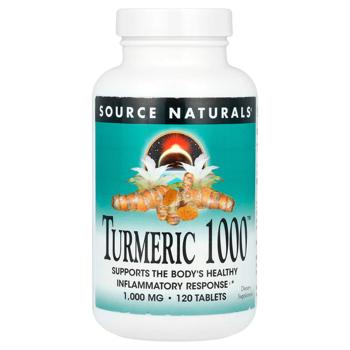 Куркума Source Naturals Turmeric 1000 1000мг 120 таблеток - купить, цены на Biotus - фото 1